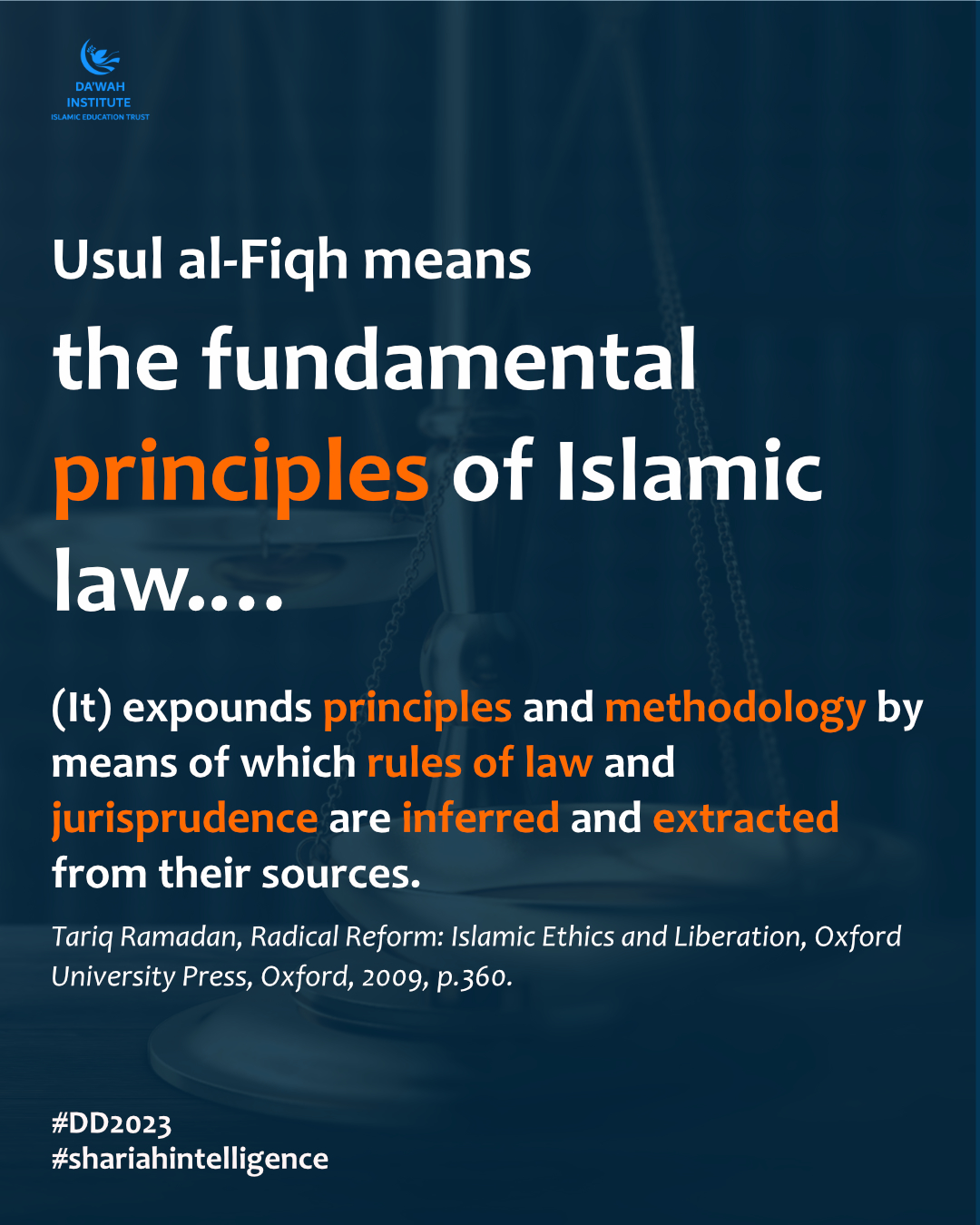 The fundamental principles of Islamic law