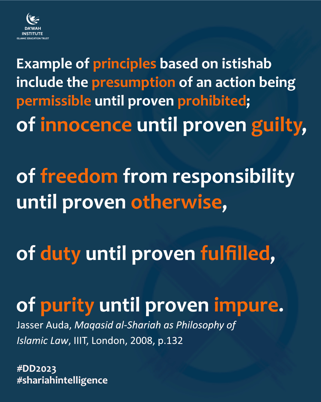 Principles of istishab
