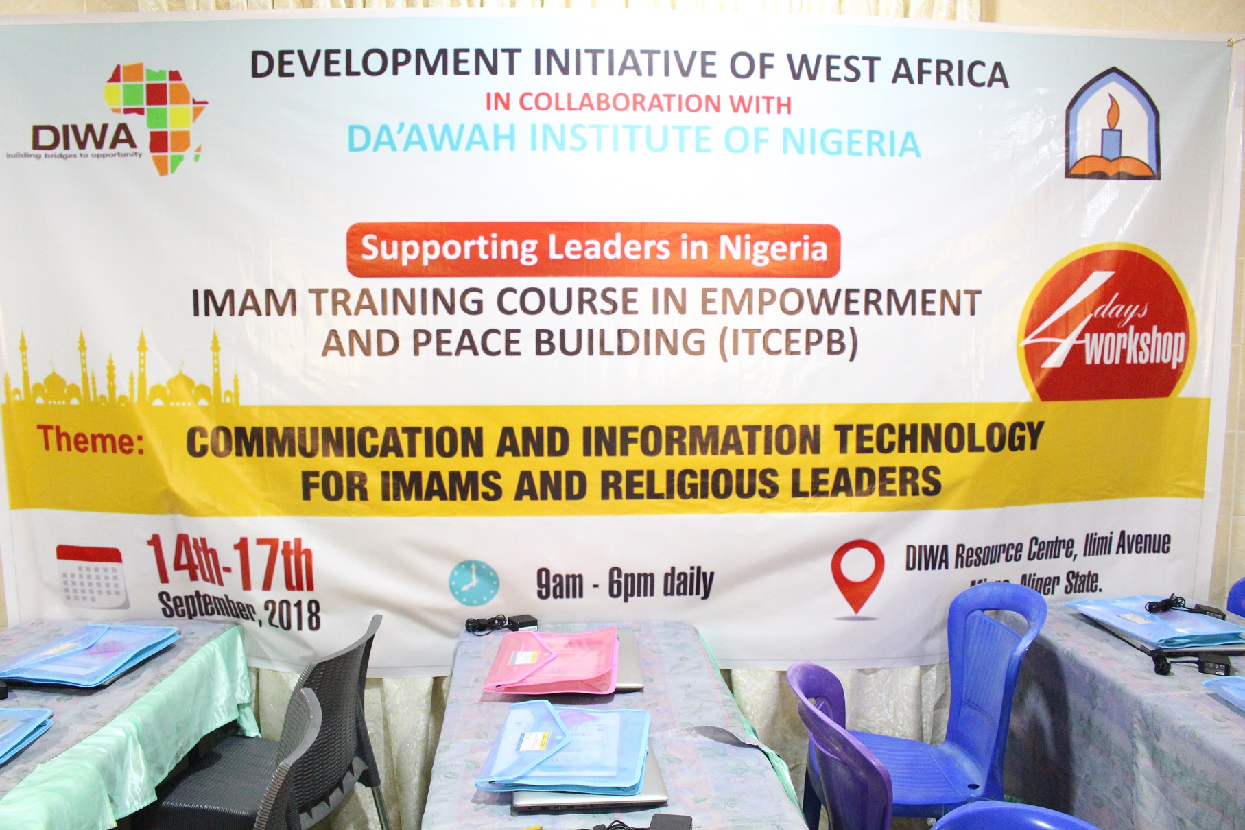 DIN Partners DIWA, Train Imams in ICT and Peace Building